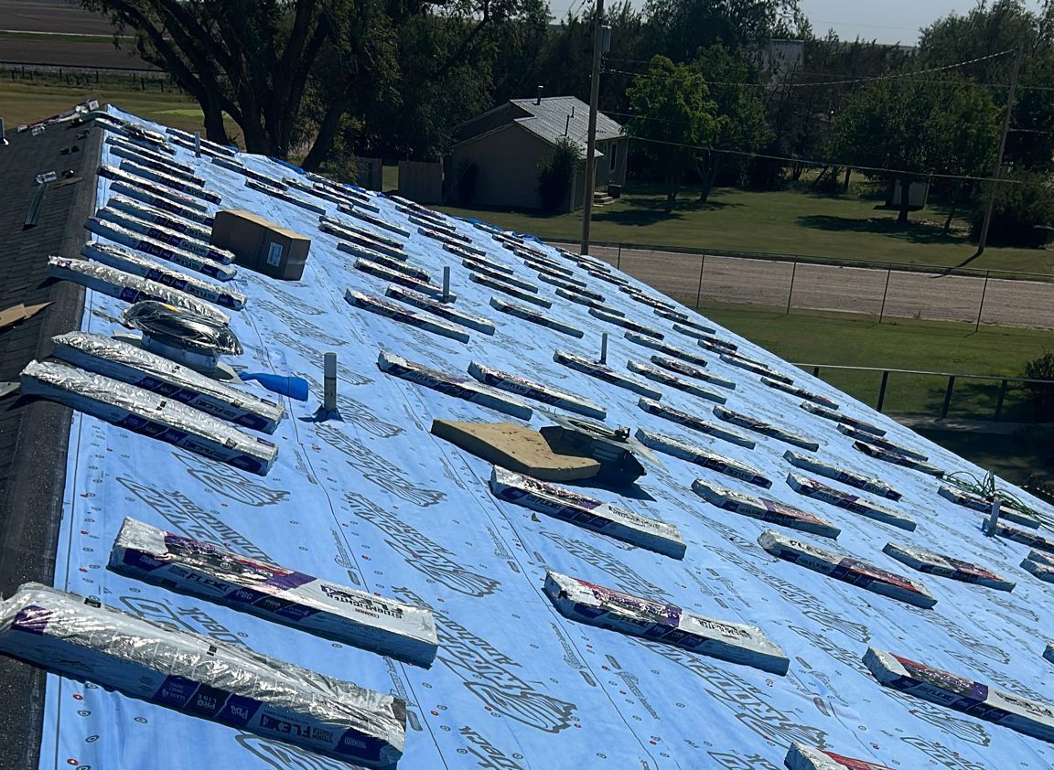 Commercial roof in Nebraska