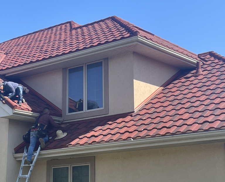 Roof fixed by AR Roofing.