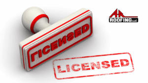 Stamp of the word licensed.