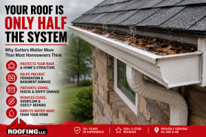 Your Roof Is Only Half the System: Why Gutters Matter More Than Most Homeowners Think