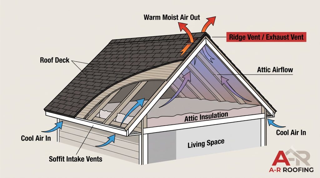 how roof ventilation works