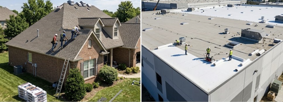 Residential & commercial roofing services
